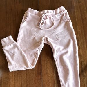 Pale pink Rebel Joggers
